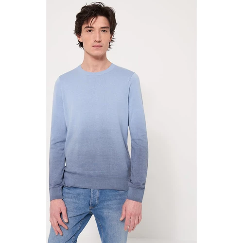 Devred Pull col rond en Coton for Pulls & Gilets Couleur Bleu Acier – Image 2
