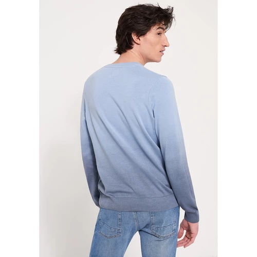 Devred Pull col rond en Coton for Pulls & Gilets Couleur Bleu Acier – Image 3