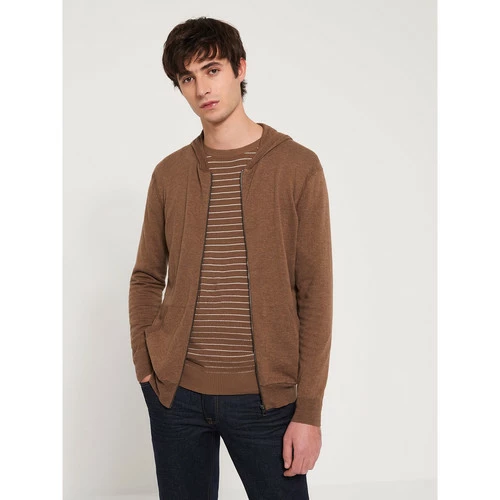 Devred Cardigan à capuche en Coton for Pulls & Gilets Couleur Moka – Image 2