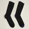 Devred Chaussettes en coton mélangé bicolore for Chaussettes et collants Couleur Noir