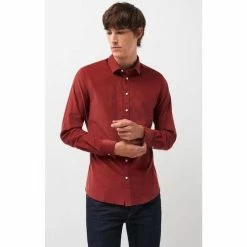 Devred Chemise extraslim velours for Chemises Couleur Briquette