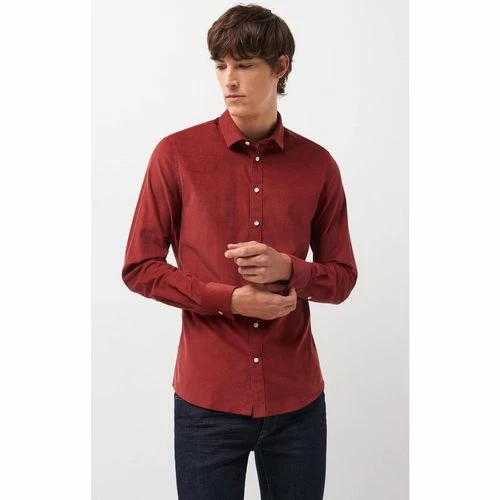 Devred Chemise extraslim velours for Chemises Couleur Briquette