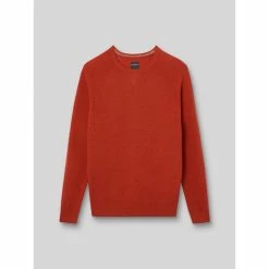 Devred Pull col rond en Coton for Pulls & Gilets Couleur Orange Vintage