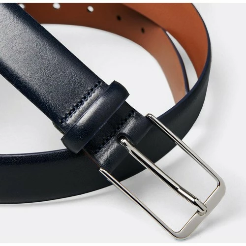 Devred Ceinture en cuir de vachette for Accessoires textile Couleur Dark Navy – Image 3