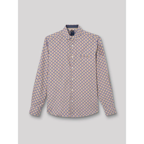 Devred Chemise slim imprimée for Chemises Couleur Sand