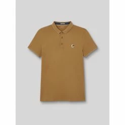 Devred Polo à manches courtes en coton bi-color for T-shirts & Polos Couleur Beige Chaud