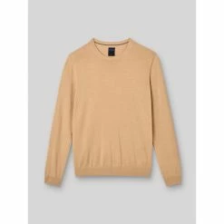 Devred Pull col rond en Coton for Pulls & Gilets Couleur Beige Doux