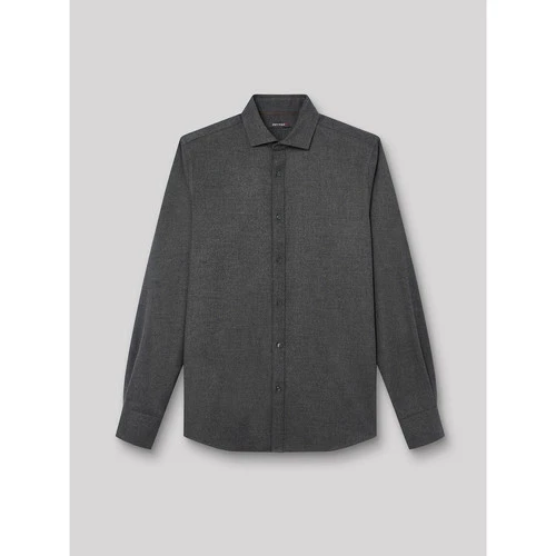 Devred Chemise slim en flanelle unie for Chemises Couleur Anthracite