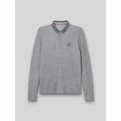 Devred Polo à manches longues bi-color for T-shirts & Polos Couleur Gris Chine Clair