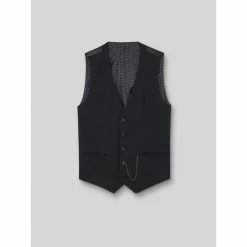 Devred Gilet coordonnable uni for Costumes et cravates Couleur Noir