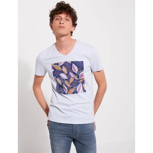 Devred Tee shirt à motif placé devant for T-shirts & Polos Couleur Bleu Doux – Image 2