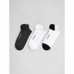 Devred Lot de 3 paires de socettes uni for Chaussettes et collants Couleur Blanc