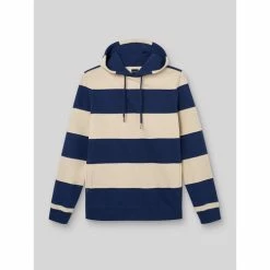 Devred Sweat en coton bio rayé for Sweats & Polaires Couleur Beige Chaud