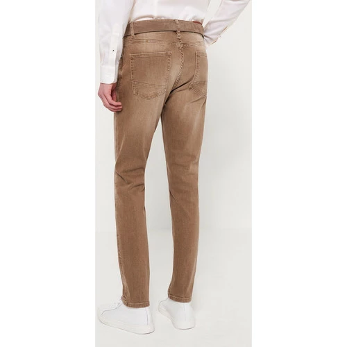 Devred Jean couleur slim délavé for Jeans Couleur Beige Casual – Image 3