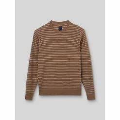 Devred Pull col rond en Coton for Pulls & Gilets Couleur Moka