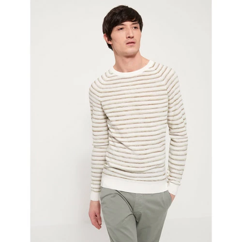 Devred Pull col rond en Coton Bio for Pulls & Gilets Couleur Blanc Neige – Image 2