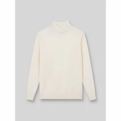 Devred Pull col cheminé en laine mérinos for Pulls & Gilets Couleur Blanc Neige