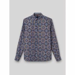 Devred Chemise slim imprimée for Chemises Couleur Chambray