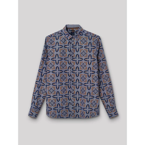 Devred Chemise slim imprimée for Chemises Couleur Chambray