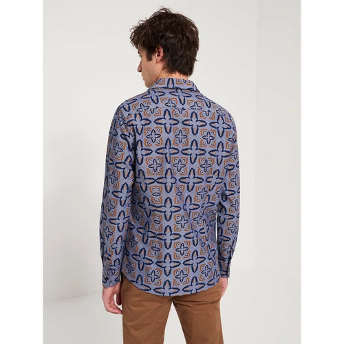 Devred Chemise slim imprimée for Chemises Couleur Chambray – Image 3