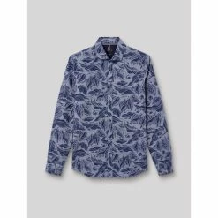 Devred Chemise extraslim végétale for Chemises Couleur Bleu Medieval