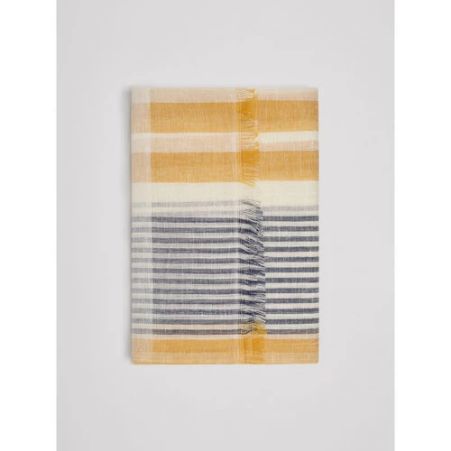 Devred Echarpe en coton/lin rayé for Accessoires textile Couleur Samora – Image 2