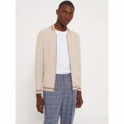 Devred Cardigan zippé for Pulls & Gilets Couleur Beige Sable