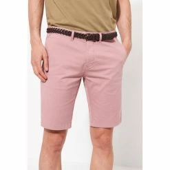 Devred Bermuda casual homme uni for Shorts & Bermudas Couleur Rose