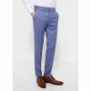 Devred Pantalon coordonnable xslim en laine uni for Costumes et cravates Couleur Bleu Gitane
