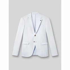 Devred Veste coordonnable slim uni for Costumes et cravates Couleur Bleu Doux