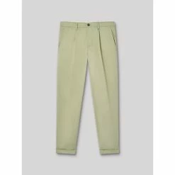 Devred Pantalon coordonnable uni for Costumes et cravates Couleur Vert Amande