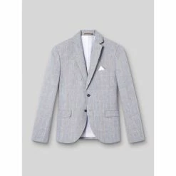 Devred Veste coordonnable slim prince de galles for Costumes et cravates Couleur Bleu Doux