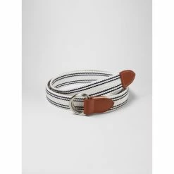 Devred Sangle homme à rayures for Accessoires textile Couleur Blanc