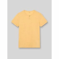 Devred Tee shirt en coton majoritaire uni for T-shirts & Polos Couleur Jaune Banana