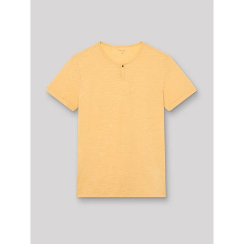 Devred Tee shirt en coton majoritaire uni for T-shirts & Polos Couleur Jaune Banana