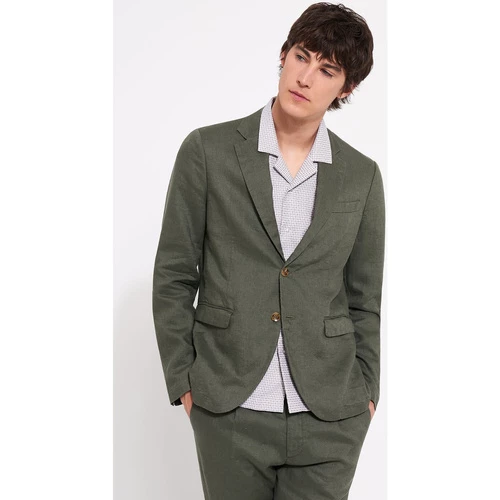 Devred Veste coordonnable slim uni for Costumes et cravates Couleur Kaki – Image 3