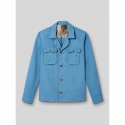 Devred Veste coordonnable uni for Costumes et cravates Couleur Bleu Gitane