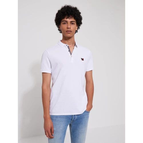 Devred POLO MC MAILLE FINE HOMME for T-shirts & Polos Couleur Blanc