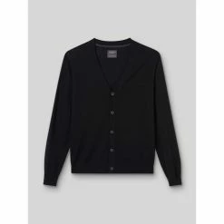 Devred Cardigan boutonné en laine mérinos for Pulls & Gilets Couleur Noir