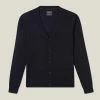 Devred Cardigan boutonné en laine mérinos for Pulls & Gilets Couleur Dark Navy