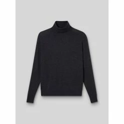 Devred Pull col roulé en laine mérinos for Pulls & Gilets Couleur Anthracite Chine