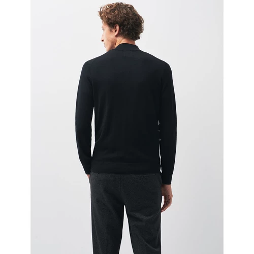 Devred Cardigan zippé en laine certifiée for Pulls & Gilets Couleur Noir – Image 2