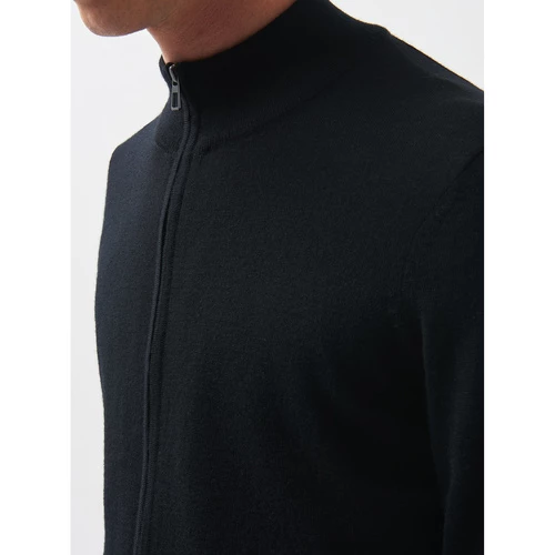 Devred Cardigan zippé en laine certifiée for Pulls & Gilets Couleur Noir – Image 3