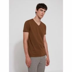 Devred Tee-shirt en coton Supima® uni for T-shirts & Polos Couleur Baileys