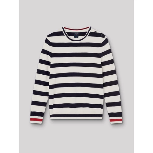 Devred Pull col rond en Coton for Pulls & Gilets Couleur Blanc Neige