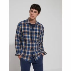 Devred Chemise casual à carreaux for Chemises Couleur Bleu Indien