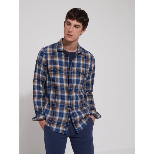 Devred Chemise casual Ă carreaux for Chemises Couleur Bleu Indien