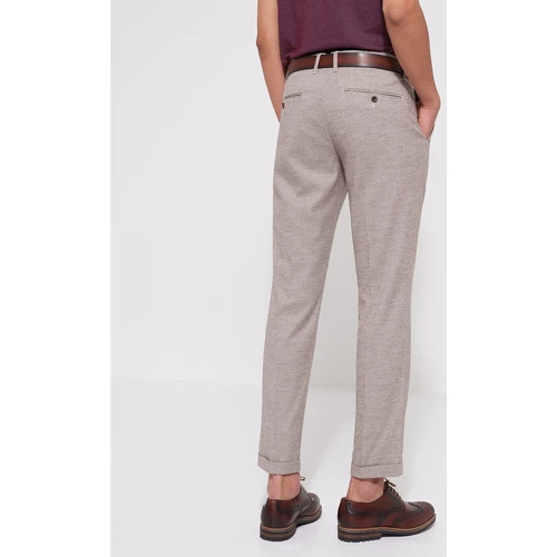 Devred Pantalon en poly-viscose pied de puce for Pantalons Couleur Humus – Image 2