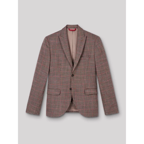 Devred Veste coordonnable slim Ă carreaux for Costumes et cravates Couleur Humus