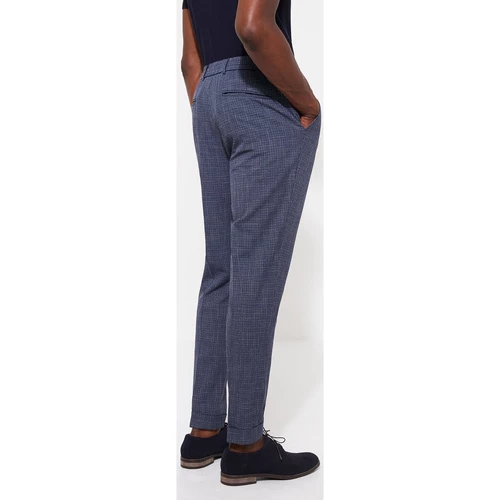 Devred Pantalon coordonnable slim à carreaux for Costumes et cravates Couleur Bleu Dur – Image 2